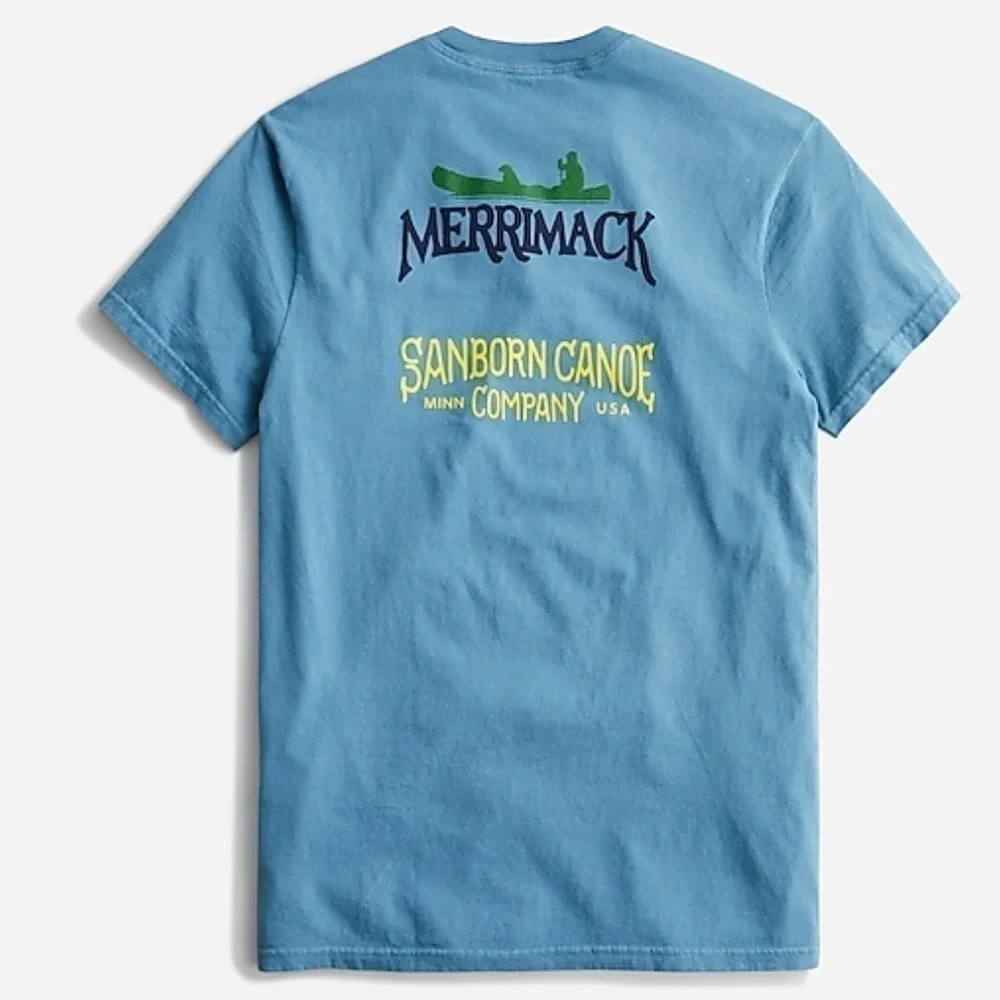 Merrimack x sanborn x Jcrew made in the USA graphic tee shirt